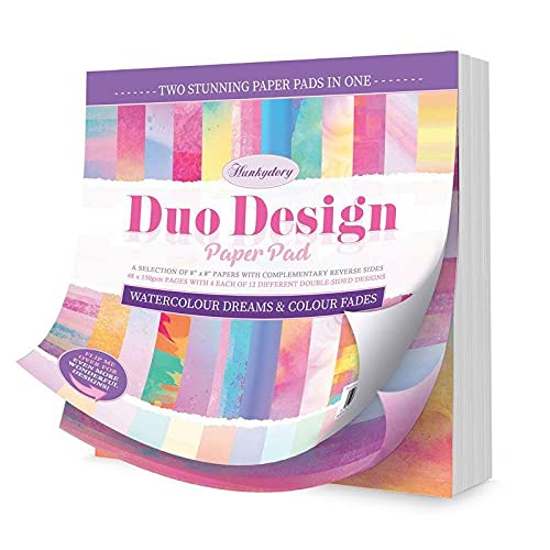 Hunkydory Crafts Duo Design Papierblock – Watercolor Dreams & Colour Fades von Hunkydory Crafts
