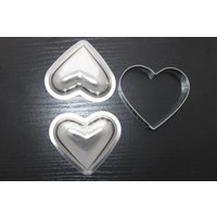 3D Herz Set - Metallform Zum Backen von HunorCZ