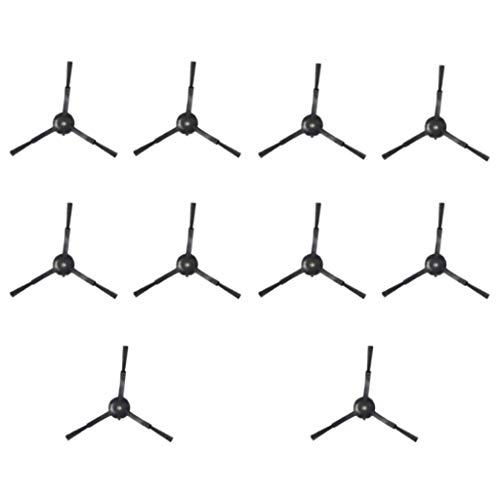Hunpta @ 10 Stück Seitenbürste Set Kompatible mit für Ilife V3S/ V5S/ V5/ A6/ A4/ A4S, Saugroboter Ersatzteile Kehrroboter Staubsauger Ersatz Bürste Seitenbürste Zubehör Set von Hunpta @