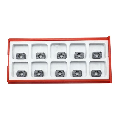 Hunricho 10PCS BLMP0603R-M Indexierbares CNC Doppelseitiges Schnellfräseinsatz Carbideinsätze (BLMP0603R-M ZM1125) von Hunricho
