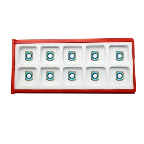 Hunricho 10PCS BLMP0603R-M Indexierbares CNC Doppelseitiges Schnellfräseinsatz Carbideinsätze (BLMP0603R-M ZM1135) von Hunricho