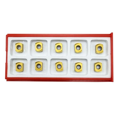 Hunricho 10PCS BLMP0603R-M Indexierbares CNC Doppelseitiges Schnellfräseinsatz Carbideinsätze (BLMP0603R-M ZM201) von Hunricho
