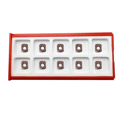 Hunricho 10PCS BLMP0603R-M Indexierbares CNC Doppelseitiges Schnellfräseinsatz Carbideinsätze (BLMP0603R-M ZM25) von Hunricho