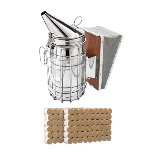 HunterBee Imkerei-Werkzeug-Set,Bienenstock-Räucher,Imker-Zubehör für Imkereibedarf,Bienen zubehör imker Set,Smoker Bienen,imker starterset-zubehör HunterBee Imkerei-Werkzeug-Set,Bienenstock-Räucher,Imker-Zubehör für Imkereibedarf,Bienen zubehör imker Set,Smoker Bienen,imker starterset-zubehör von HunterBee