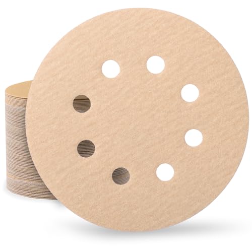 Huopueit 100 Stück Schleifpapier 125 mm Klett 320 Körnung Schleifscheiben für Rund Exzenterschleifer 8 Loch Schleifblätter für Holz Metall und Farbe Huopueit 100 Stück Schleifpapier 125 mm Klett 320 Körnung Schleifscheiben für Rund Exzenterschleifer 8 Loch Schleifblätter für Holz Metall und Farbe von Huopueit