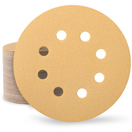 Huopueit 80 Stück Schleifpapier 125 mm Klett 180 Körnung Schleifscheiben für Rund Exzenterschleifer 8 Loch Schleifblätter für Holz Metall und Farbe Huopueit 80 Stück Schleifpapier 125 mm Klett 180 Körnung Schleifscheiben für Rund Exzenterschleifer 8 Loch Schleifblätter für Holz Metall und Farbe von Huopueit