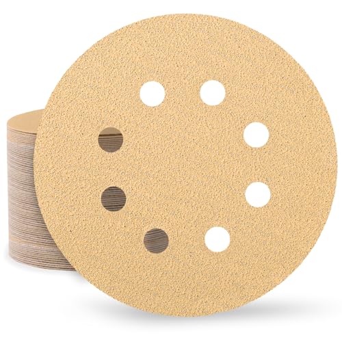Huopueit 80 Stück Schleifpapier 125 mm Klett 80 Körnung Schleifscheiben für Rund Exzenterschleifer 8 Loch Schleifblätter für Holz Metall und Farbe Huopueit 80 Stück Schleifpapier 125 mm Klett 80 Körnung Schleifscheiben für Rund Exzenterschleifer 8 Loch Schleifblätter für Holz Metall und Farbe von Huopueit