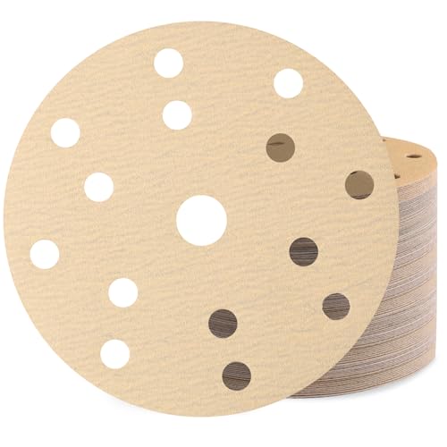 Huopueit 80 Stück Schleifpapier 150mm Klett Körnung 150 15 Loch Schleifscheiben Set für Rund Exzenterschleifer Huopueit 80 Stück Schleifpapier 150mm Klett Körnung 150 15 Loch Schleifscheiben Set für Rund Exzenterschleifer von Huopueit