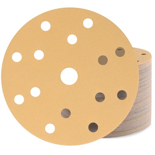 Huopueit 80 Stück Schleifpapier 150mm Klett Körnung 400 15 Loch Schleifscheiben Set für Rund Exzenterschleifer Huopueit 80 Stück Schleifpapier 150mm Klett Körnung 400 15 Loch Schleifscheiben Set für Rund Exzenterschleifer von Huopueit