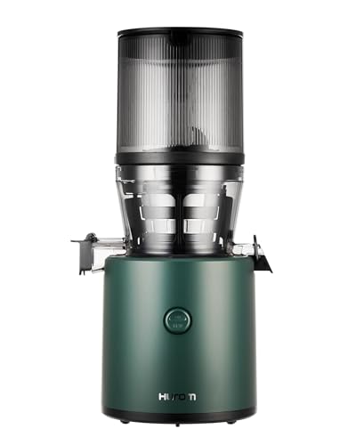 Hurom Slow Juicer | Entsafter Gemüse und Obst | H320N | Elektrische Kaltpresse | Ruhiger Motor | Leicht zu Reinigen mit Großem Behälter und Siebfilter 2L | 200 Watt | BPA Frei | Dunkelgrün Hurom Slow Juicer | Entsafter Gemüse und Obst | H320N | Elektrische Kaltpresse | Ruhiger Motor | Leicht zu Reinigen mit Großem Behälter und Siebfilter 2L | 200 Watt | BPA Frei | Dunkelgrün von Hurom