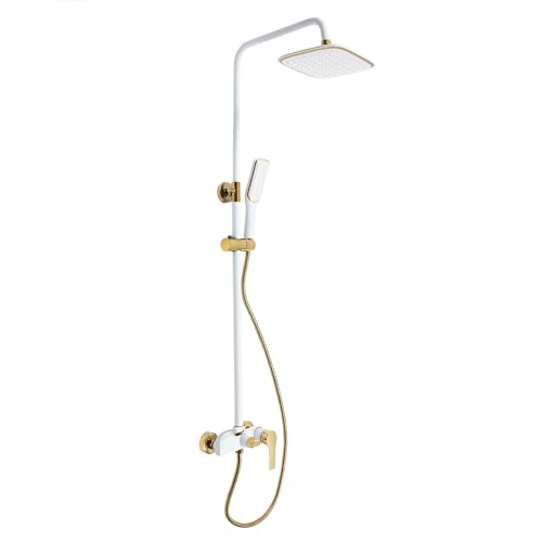 Edelstahl Duschset mit Thermostat Duscharmatur Regendusche Duschsystem mit Ablage Duschsäule Duschset für Dusche und 3 Strahlarten Duschkopf für Den Innenraum Geeignet Edelstahl Duschset mit Thermostat Duscharmatur Regendusche Duschsystem mit Ablage Duschsäule Duschset für Dusche und 3 Strahlarten Duschkopf für Den Innenraum Geeignet von Hurrylying