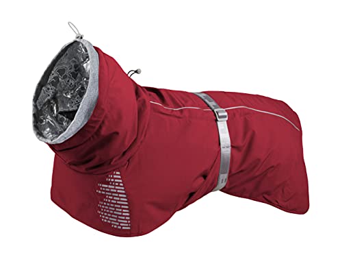 Hurtta Extreme Warmer Hundemantel, Winterjacke für Hunde Weinrot 40 cm von Hurtta