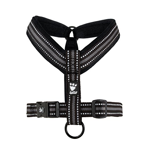 Hurtta Gepolstertes Y-Geschirr 2, 14", Raven von Hurtta