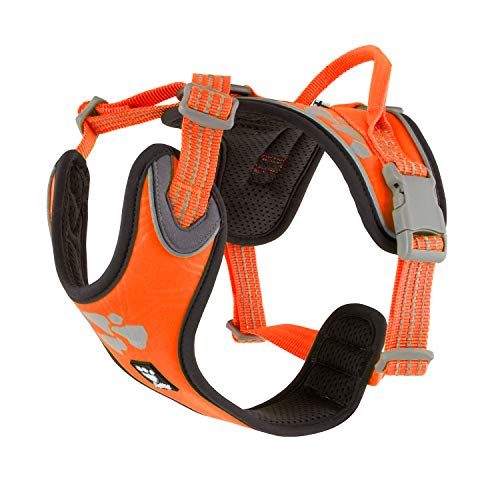 Hurtta Weekend Warrior Hundegeschirr, Neonorange, 45,7–61 cm von Hurtta