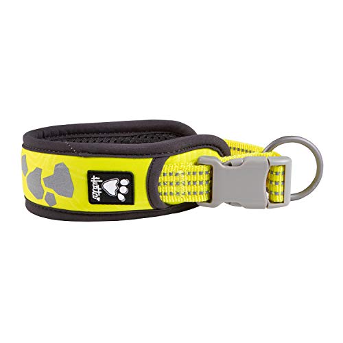 Hurtta Weekend Warrior Hundehalsband, Neon Lemon, 45,7–55,9 cm von Hurtta