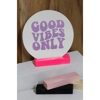Happy Mirror | Spiegel Deko Statement Spruch Geschenk Neon von HusNr8
