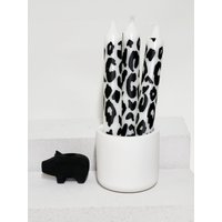 stabkerze | Leomuster Animalprint Leo Geschenk Freundin Geburtstag von HusNr8