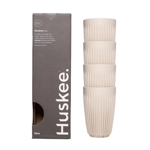 Huskee - HuskeeCup (4er-Pack) (natürlich, 340 ml) von HuskeeCup