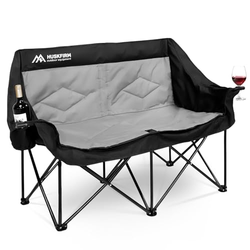 Huskfirm Campingstuhl Faltbar Doppel Campingstuhl Mit Getränkehalter Campingsessel Faltbar Schwarzer Campingstühle Für 2 Personen Faltbare Campingstühle für Outdoor, Camping und Angeln Huskfirm Campingstuhl Faltbar Doppel Campingstuhl Mit Getränkehalter Campingsessel Faltbar Schwarzer Campingstühle Für 2 Personen Faltbare Campingstühle für Outdoor, Camping und Angeln von Huskfirm
