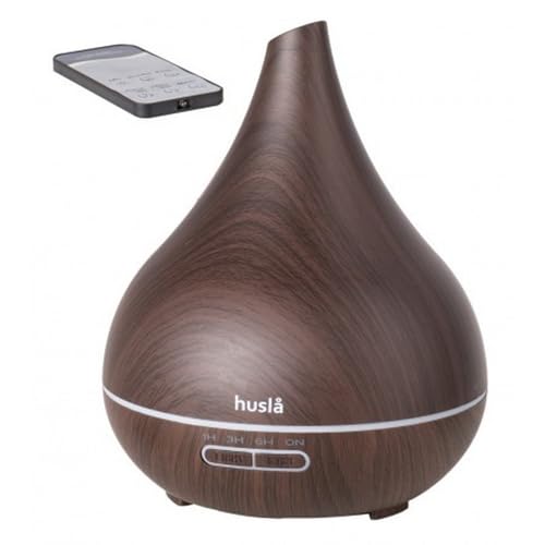 Husla 73980 Elegant HUMI Humidifier, Aromatherapy, Ultrasonic Technology, Ultrasilencer, 7 LED color option, Remote Control von Husla