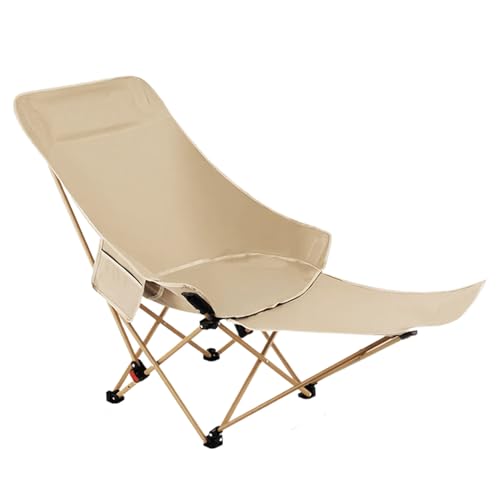 Husoiuy Camping Klappstuhl | Faltbarer Gartenstuhl - Höhenverstellbarer Liegesitz Ergonomischer Hocker Für Garten Pool Wanderung von Husoiuy