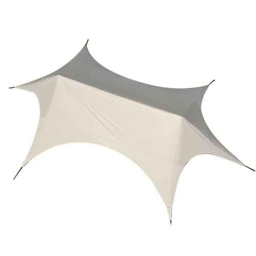 Husoiuy Campingzeltdach - Einfach zu Öffnen Zelt Markise für Camping - Einfach Faltbarer Unterschlupf Robuster Pavillon für Picknick am Pool Rasen Grillen Hinterhof Terrasse und von Husoiuy
