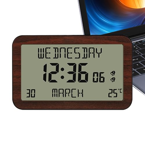 Husoiuy Digitaler Wecker - Digitalwecker Mit Klarem Display,Klare Digitalanzeige Mehrsprachig Für Nachtgebrauch Zuhause Schlafzimmer Unterricht Husoiuy Digitaler Wecker - Digitalwecker Mit Klarem Display,Klare Digitalanzeige Mehrsprachig Für Nachtgebrauch Zuhause Schlafzimmer Unterricht von Husoiuy