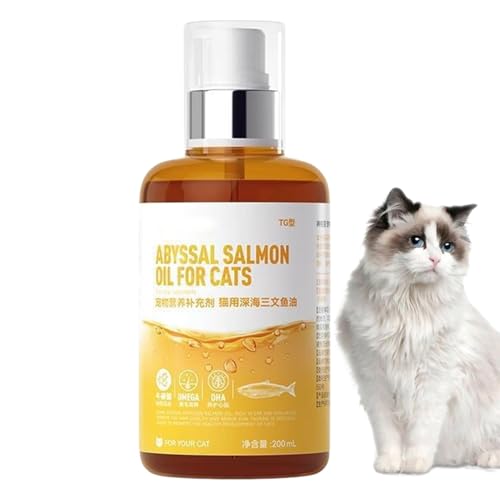 Husoiuy Lachsöl Für Katzen | 200ml Flüssiges Futterergänzungsmittel,Hochwertige Pflege Bei Hautproblemen & Tägliches Wohlbefinden Mit Hochkonzentriertem -3 Husoiuy Lachsöl Für Katzen | 200ml Flüssiges Futterergänzungsmittel,Hochwertige Pflege Bei Hautproblemen & Tägliches Wohlbefinden Mit Hochkonzentriertem -3 von Husoiuy
