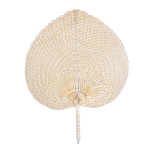 Husoiuy Naturstroh-Fans,Reine handgefertigte natürliche Raffia-Fächer mit ganzen Blättern | Gewebte Fächer-Handfächer für Hochzeiten, Wanddekoration als Sommerkühlzubehör Husoiuy Naturstroh-Fans,Reine handgefertigte natürliche Raffia-Fächer mit ganzen Blättern | Gewebte Fächer-Handfächer für Hochzeiten, Wanddekoration als Sommerkühlzubehör von Husoiuy