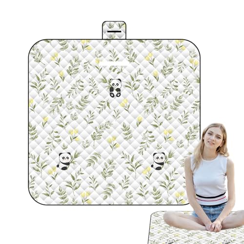 Husoiuy Picknickdecke Wasserdicht | Outdoor-Decke,Wasserdicht Waschbar 150x198cm Tiermuster Teppich für Reisen Sonnenbad Wohnzimmer Garten von Husoiuy