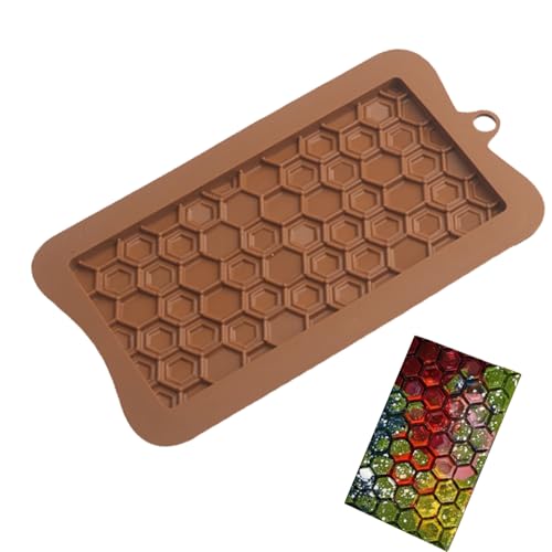 Husoiuy -Schokoladenformen, Schokoriegelform, Silikonform für mit Süßigkeiten gefüllte Riegel, Sugarcraft-Kuchenformen mit -Muster, lebensmittelechte Pralinenformen zum Füllen von Husoiuy -Schokoladenformen, Schokoriegelform, Silikonform für mit Süßigkeiten gefüllte Riegel, Sugarcraft-Kuchenformen mit -Muster, lebensmittelechte Pralinenformen zum Füllen von von Husoiuy