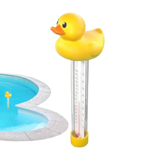 Husoiuy Schwimmendes Temperaturmessgerät | Schwimmendes Enten-Poolthermometer | Einfache Und Genaue Messung Der Wassertemperatur - Bruchsicher Mit Kordel Für Außen- Und Innenpools & Spas Husoiuy Schwimmendes Temperaturmessgerät | Schwimmendes Enten-Poolthermometer | Einfache Und Genaue Messung Der Wassertemperatur - Bruchsicher Mit Kordel Für Außen- Und Innenpools & Spas von Husoiuy