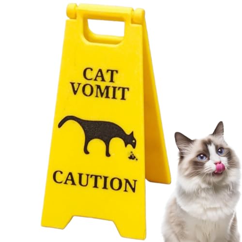 Husoiuy Warnschild „Katzenkotze“ | 4 Zoll Großes Schild „Hundekotze“ | -gedrucktes Warnschild „Katzenkotze“ - Neuartiges Katzen- Und Hunde-Streichspielzeug Für Tierliebhaber Husoiuy Warnschild „Katzenkotze“ | 4 Zoll Großes Schild „Hundekotze“ | -gedrucktes Warnschild „Katzenkotze“ - Neuartiges Katzen- Und Hunde-Streichspielzeug Für Tierliebhaber von Husoiuy