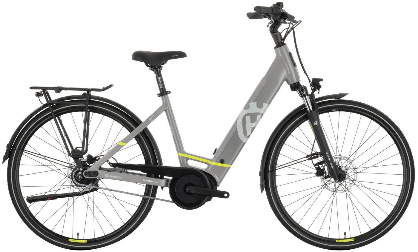 Husqvarna E-BICYCLES E-Bike E-Citybike Towner 2, 8 Gang Shimano Nexus Schaltwerk, Nabenschaltung, Mittelmotor, 500 Wh Akku, Pedelec, Elektrofahrrad für Herren, Cityrad von Husqvarna E-BICYCLES