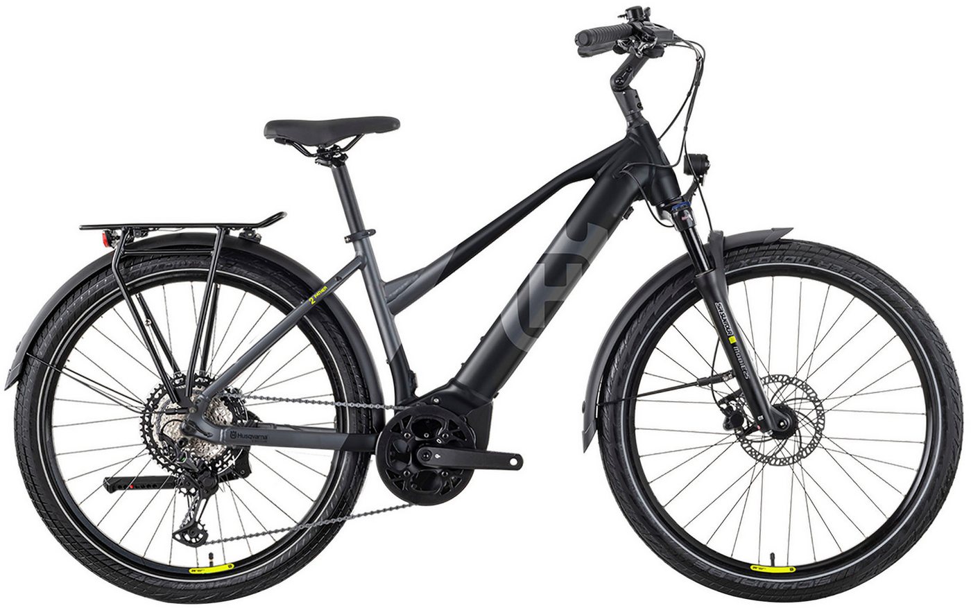 Husqvarna E-BICYCLES E-Bike E-Trekkingbike Pather 2 Damen, 11 Gang Tektro RD-M550 Schaltwerk, Kettenschaltung, Mittelmotor, 630 Wh Akku, Pedelec, Elektrofahrrad für Damen, Trekkingrad von Husqvarna E-BICYCLES