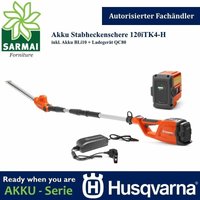 120iTK4-H Akku Stab Heckenschere Strauchschere inkl.Akku BLi10+QC80 - 970515905 - Husqvarna von Husqvarna