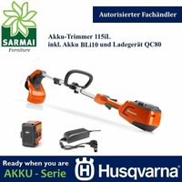 115 iL akku Rasentrimmer Garten Freischneider inkl Akku BLi20 + Ladegerät QC80 - Husqvarna von Husqvarna