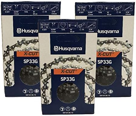 Husqvarna 581643672 SP33G X-Cut .325 .050 72 DL 3 Pack von Husqvarna