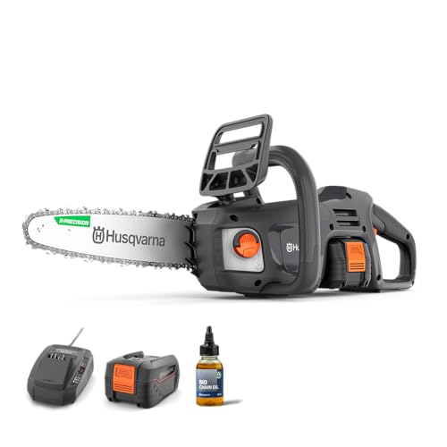 Husqvarna Akku-Kettensäge C15X-P4A, Batteriebetrieben (Lithium-Ionen, 18V, hohe Schnittgeschwindigkeit, inkl. Akku und Ladegerät) von Husqvarna