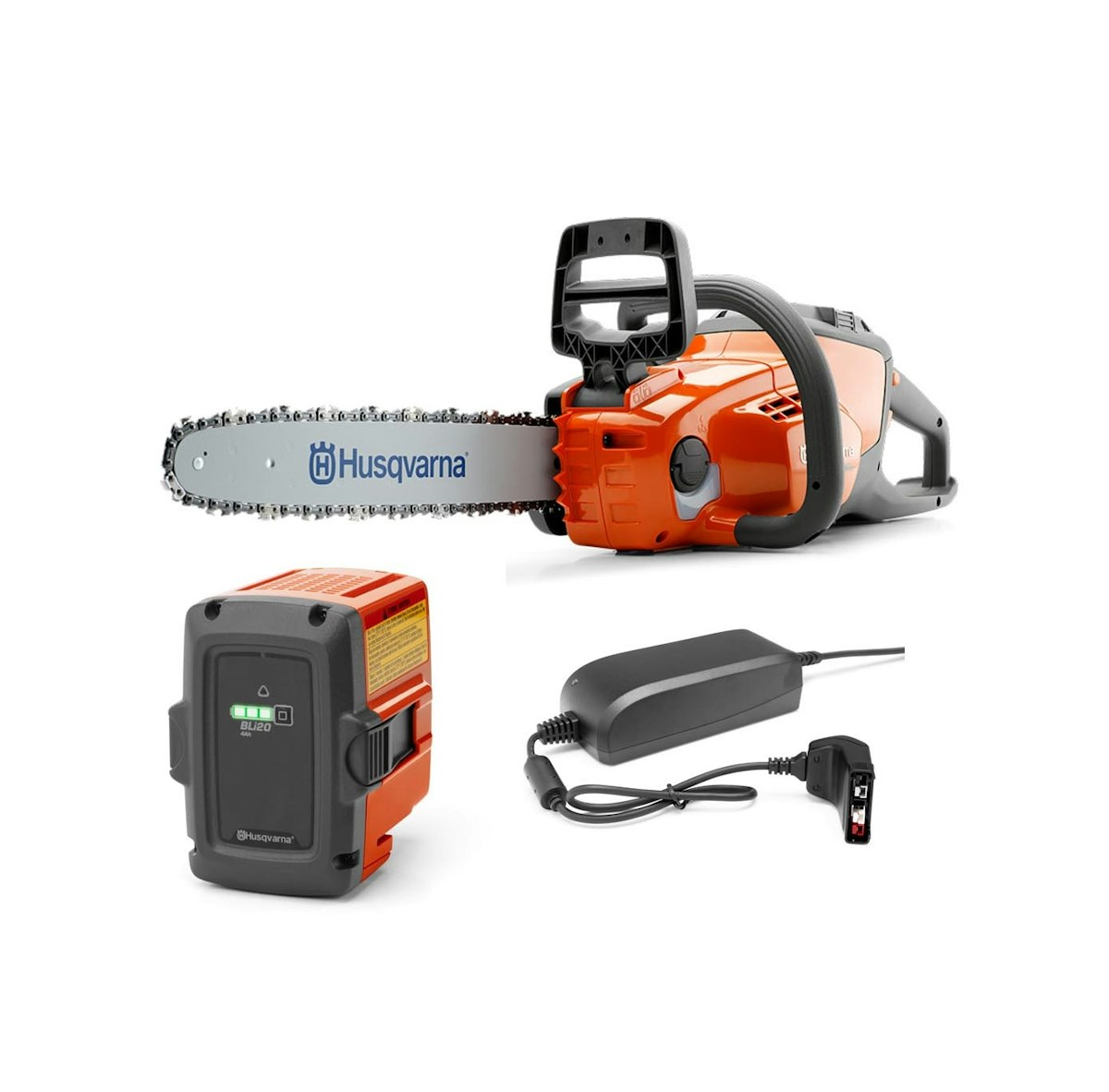 Husqvarna Akku-Motorsäge 120i 12" inkl. Akku BLi20 + Ladegerät QC80 von Husqvarna