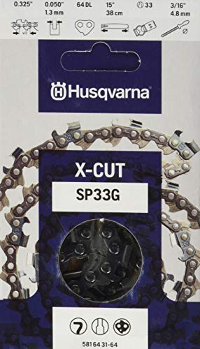 Husqvarna 5018406-64 15 "0,325 Pitch 0.050 Gauge Typ H30 LowVib 64 Antriebsverbindungen Kettensägenkette von Husqvarna