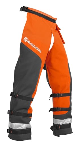 Husqvarna Unisex-Erwachsene, 91,4-96,5 cm, Orange/Grau, Technische Chaps, Orange, 91,4 bis 96,5 cm von Husqvarna