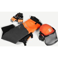 HUSQVARNA Schnittschutz-Kit enthält Handschuhe, Forsthelm und Chaps von Husqvarna