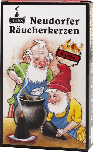 Huss Neudorfer Räucherkerzen 3er-Pack (Kamin) - 3 Packungen à 24 Stück, 72 Stück insgesamt von Huss