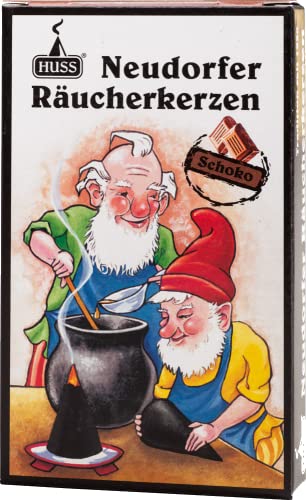 Huss Neudorfer Räucherkerzen 3er-Pack Schokolade (72 Stück, 3 Packungen) von Huss