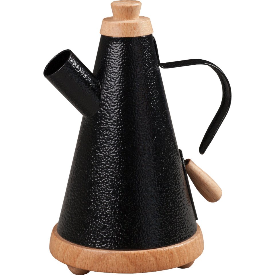 Huss Räucherhaus Huss Räucherkanne - Die Funktionelle schwarz, Handarbeit aus dem Erzgebirge von Huss