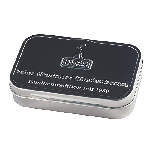 Räucherkerzen Blechdose, klein, Räucherkerzen Geschenkset inkl. 20 Stück von Huss