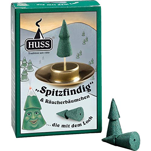 Huss Spitzfindig Räucherkerzenhalterung mit Räuherkerzen aus dem Erzgebirge Huss Spitzfindig Räucherkerzenhalterung mit Räuherkerzen aus dem Erzgebirge von Huss