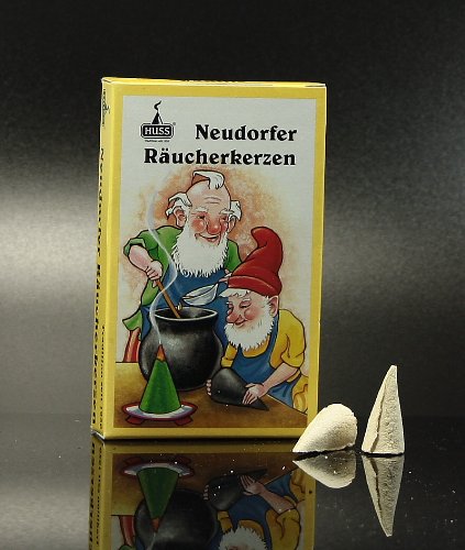 Vanille - Huss Räucherkegel Neudorfer Räucherkerzen aus dem Erzgebirge von Huss
