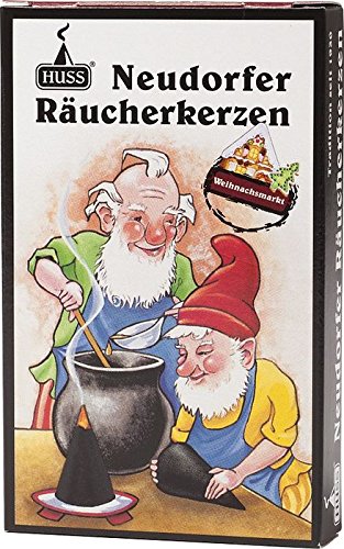 Huss Weihnachtsmarkt Räucherkegel Neudorfer Räucherkerzen aus dem Erzgebirge - 24 Stück - Weihnachtsduft - Erzeugt eine festliche Stimmung Huss Weihnachtsmarkt Räucherkegel Neudorfer Räucherkerzen aus dem Erzgebirge - 24 Stück - Weihnachtsduft - Erzeugt eine festliche Stimmung von Mcties